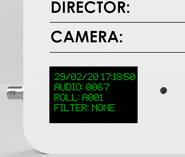 Close-up of SmartClapper's auxiliary display.
