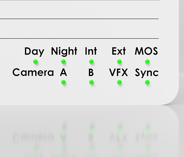 SmartClapper showing front LED status indicators.